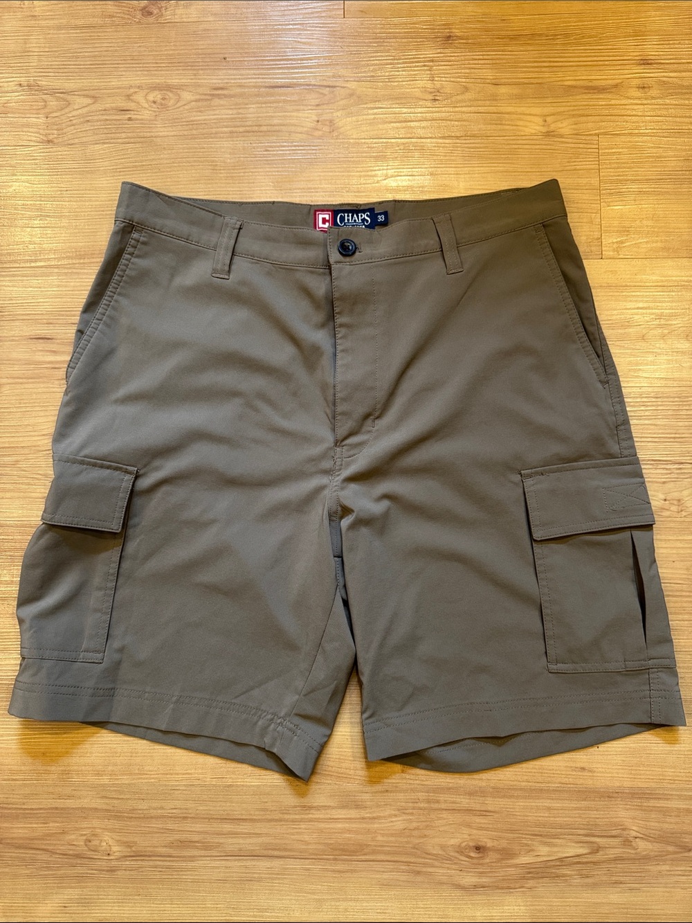 Chaps Men's Olive Green Cargo Shorts
